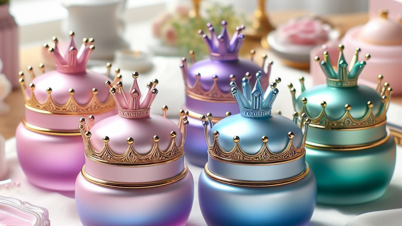 Kemasan Kecantikan Pot Cream Mahkota