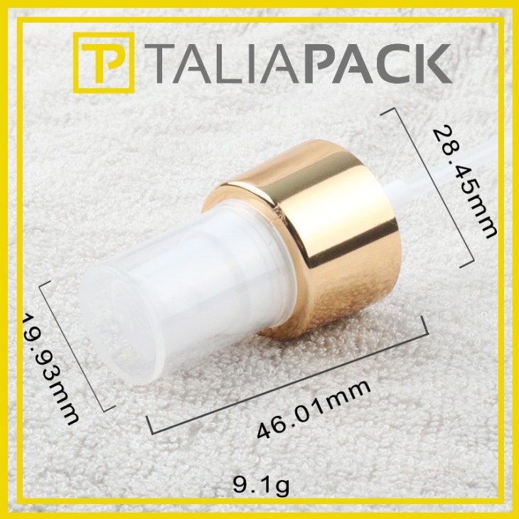 NECK SPRAY GOLD HALFCAP 18MM(BAGIAN SPRAY PUTIH)