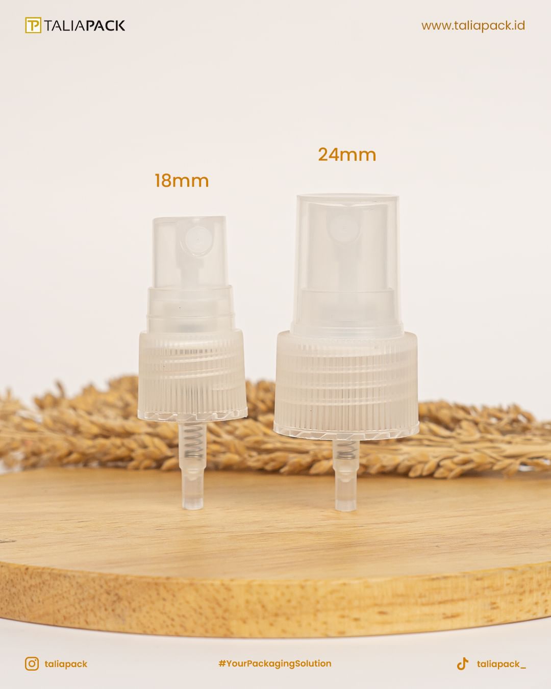 NECK SPRAY CLEAR 20MM HALFCAP - Image 3