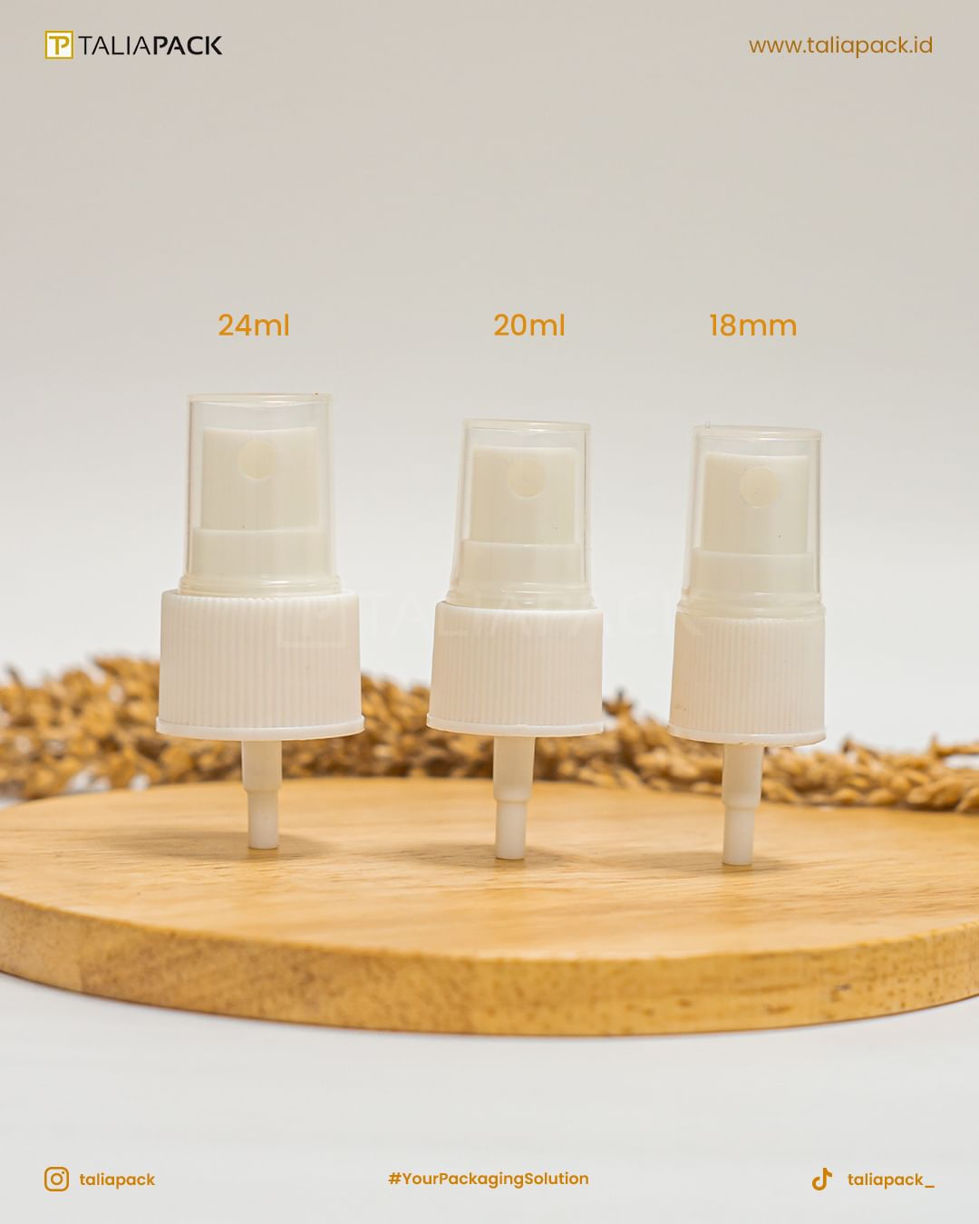 NECK SPRAY PUTIH 24MM HALFCAP - Image 3