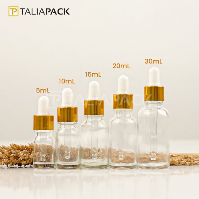 BOTOL SERUM CLEAR  RING GOLD 5ML - Image 3