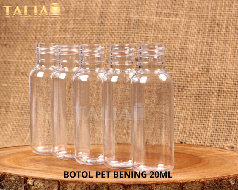 BOTOL PET CLEAR 20 ML NECK 18MM Taliapack