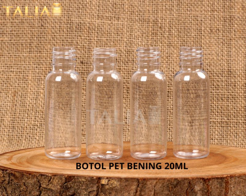 BOTOL PET CLEAR 20 ML NECK 18MM Taliapack