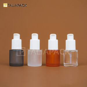 Botol Kaca Pipet Doff Frosted, Clear, Orange, Brown 20 Ml