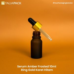 Botol Serum Amber Frosted 10ml