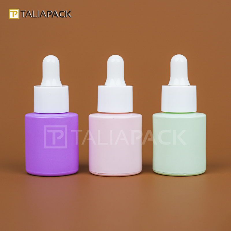 Botol Kaca Pipet Doff Pink Blue Green White 20 Ml