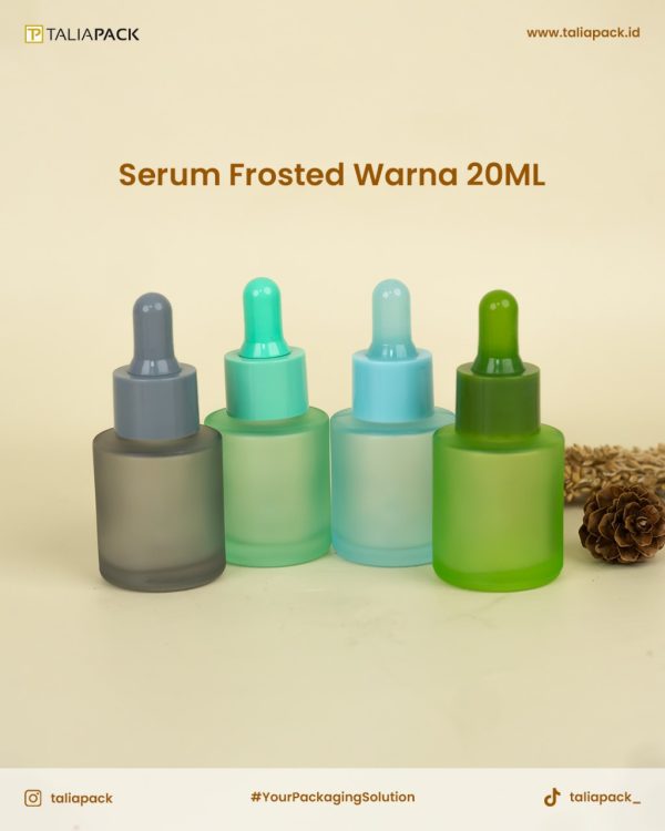 Botol Serum Frosted 20ml - Warna-Warni Elegan - Image 15