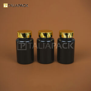BOTOL OBAT HITAM  120ML - TUTUP GOLD