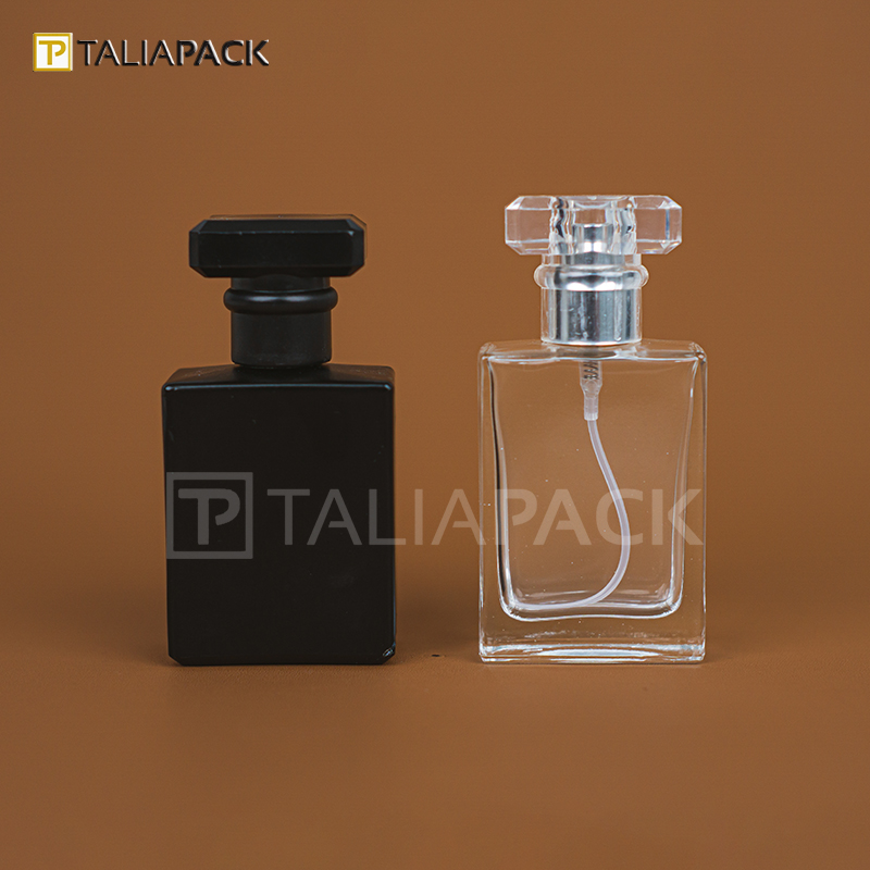 Botol parfum Chanel 30 ml clear silver -BPCC30