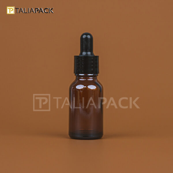BOTOL SERUM AMBER 15 ML