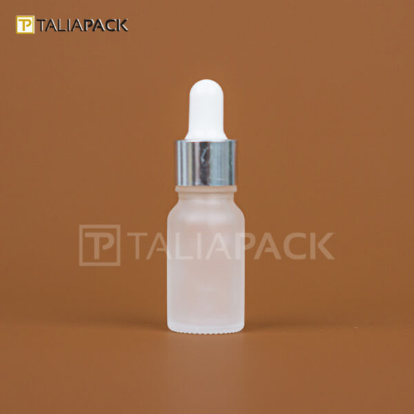 BOTOL SERUM FROSTED 10ML RING SILVER