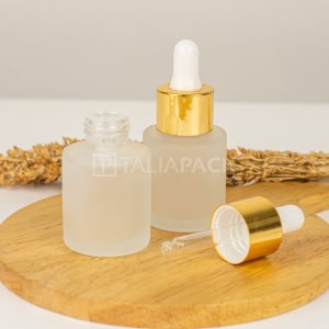 BOTOL SERUM FROSTED 5ML KURUS RING GOLD