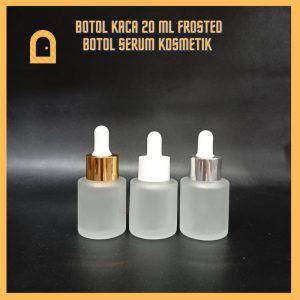 Botol Serum Frosted 20ml Gemuk
