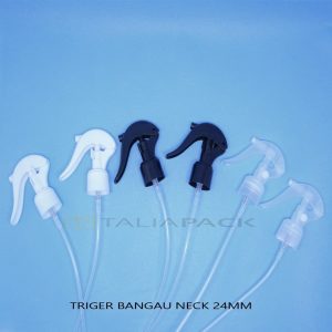 TUTUP BOTOL PARFUM TRIGER BANGAU CLEAR NECK 24 MODEL PENCET-TBCPTR24 