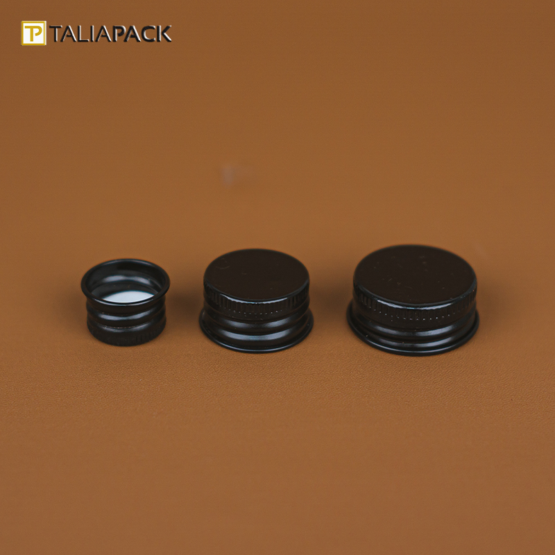 TUTUP ALUMINIUM 24MM HITAM-TAG24