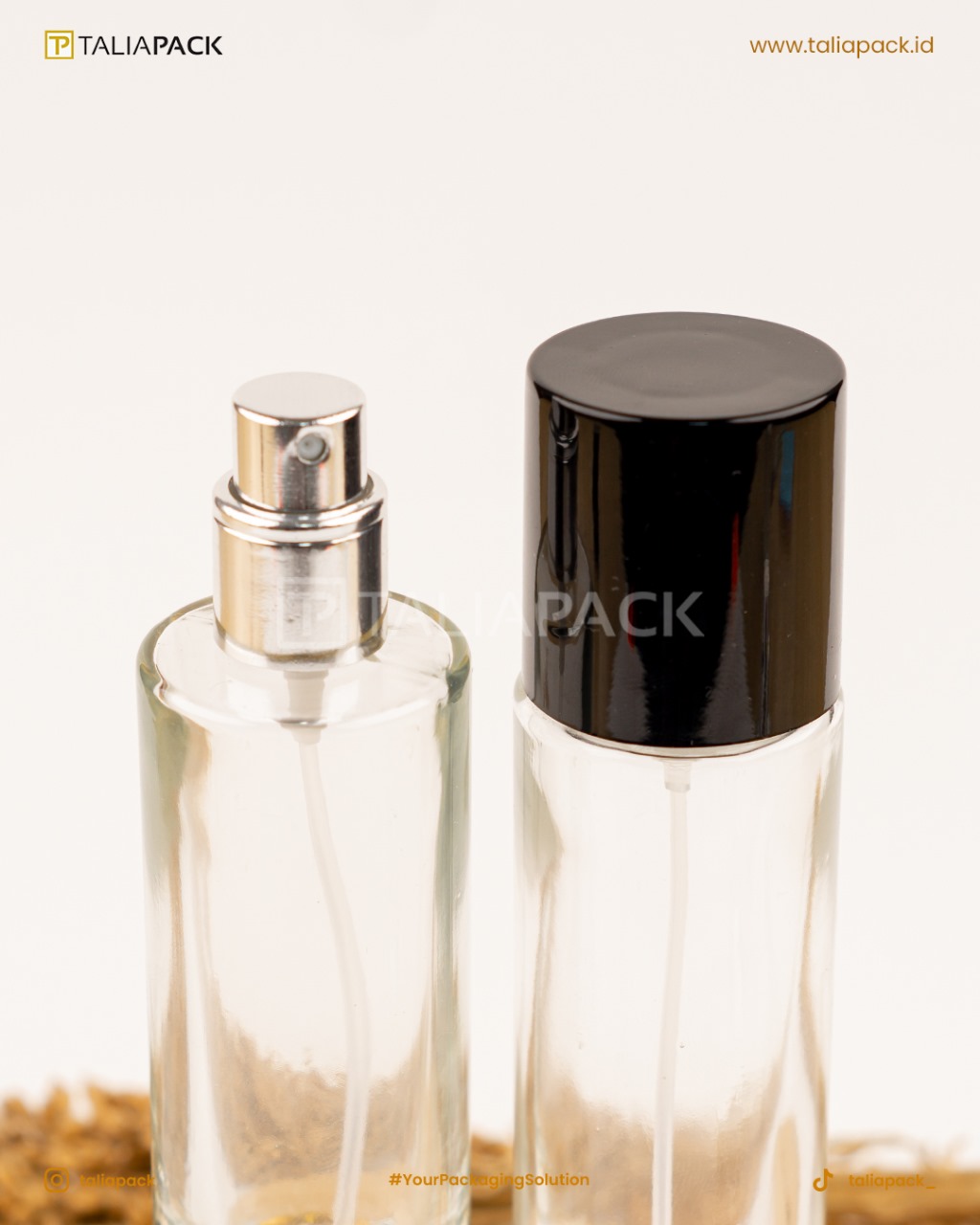 Botol Parfum Casa Trans Tutup Hitam