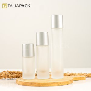 Botol Parfum Casa Frosted Tutup Silver
