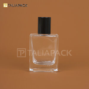 BOTOL KACA HERMES 50ML TUTUP HITAM