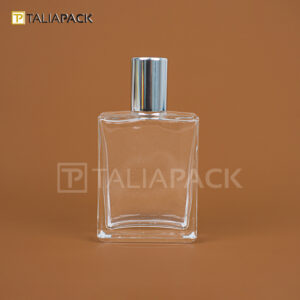 BOTOL KACA HERMES 100ML TUTUP SILVER