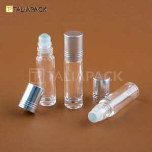 Botol Roll On 6ml Grosir - Silver Cap