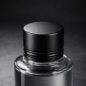 tutup alumunium hitam 28 mm