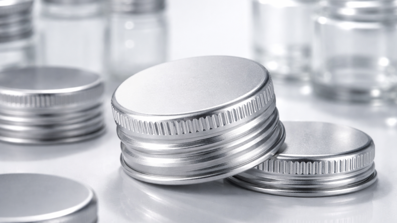 tutup botol alumunium silver 24 mm