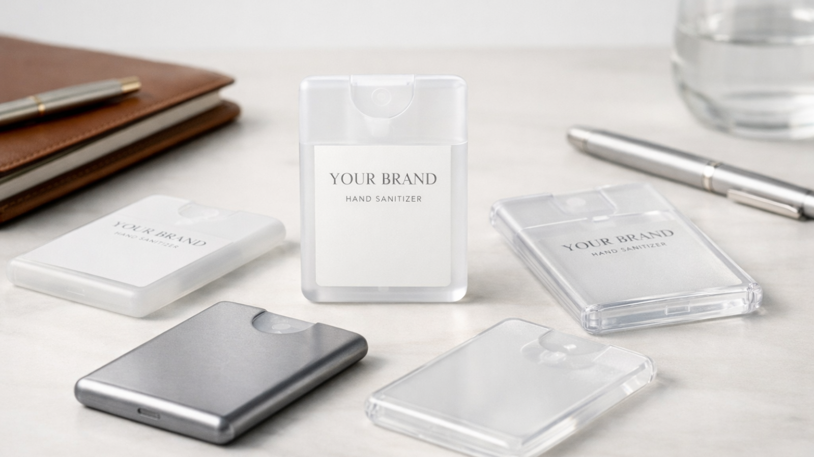 Sanitizer premium dengan bahan kantor